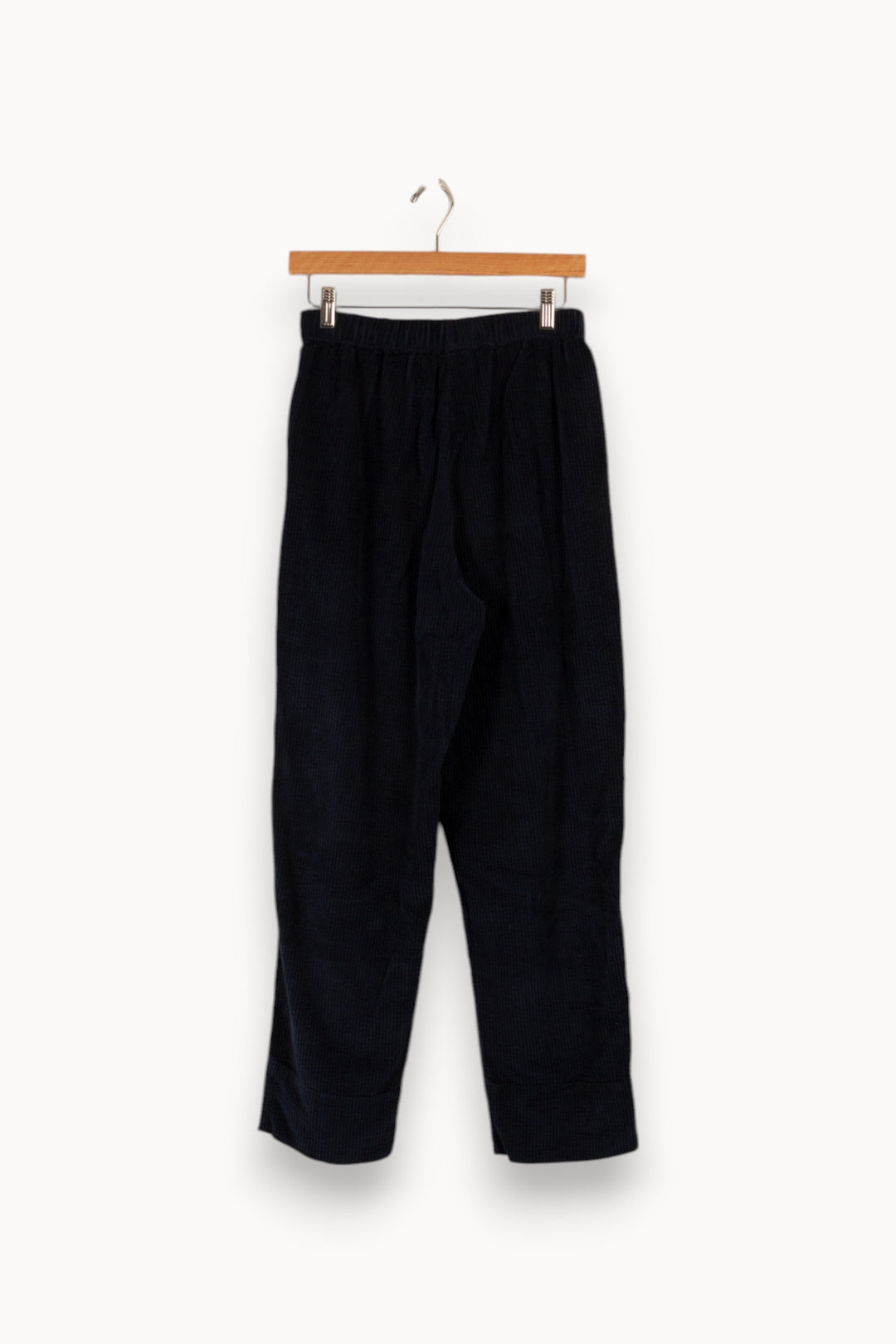 Pantalon côtelé bleu foncé - Taille XS/34