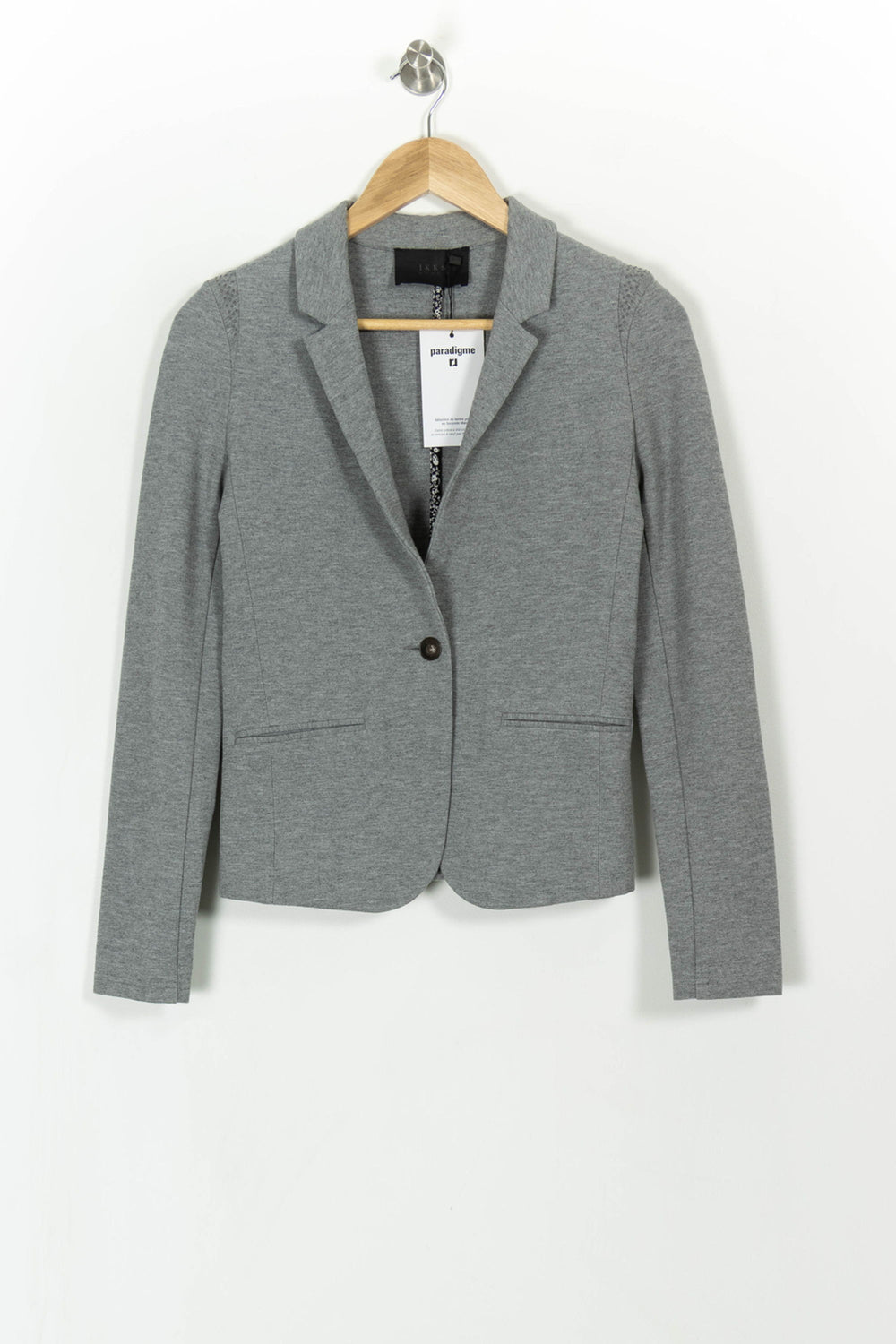 Veste Grise - Taille S/36 de la marque IKKS | PARAD17540 - Vendu par Paradigme - Image 2