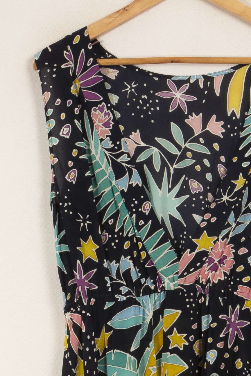Robe longue multicolore - Taille L/40