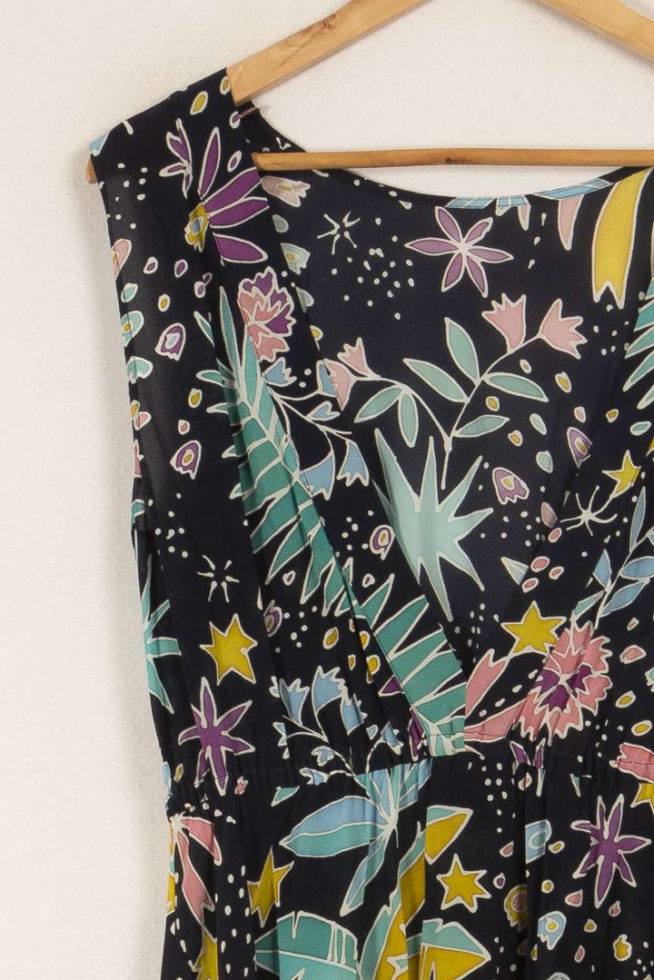 Robe longue multicolore - Taille L/40