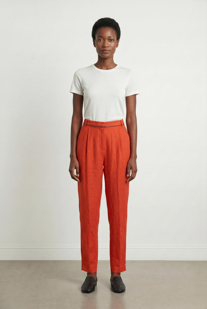 Pantalon Rouge - Taille S/36 de la marque I.Code | PARAD17569 - Vendu par Paradigme - Image 1
