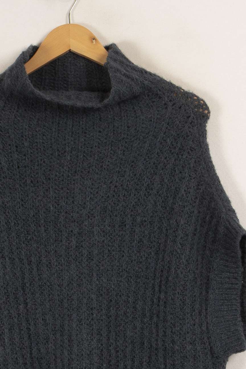 Pull en maille bleu - Taille Unique