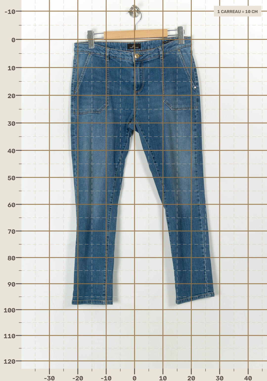 Jean Bleu - Taille L/40 de la marque One Step | PARAD17606 - Vendu par Paradigme - Image 4