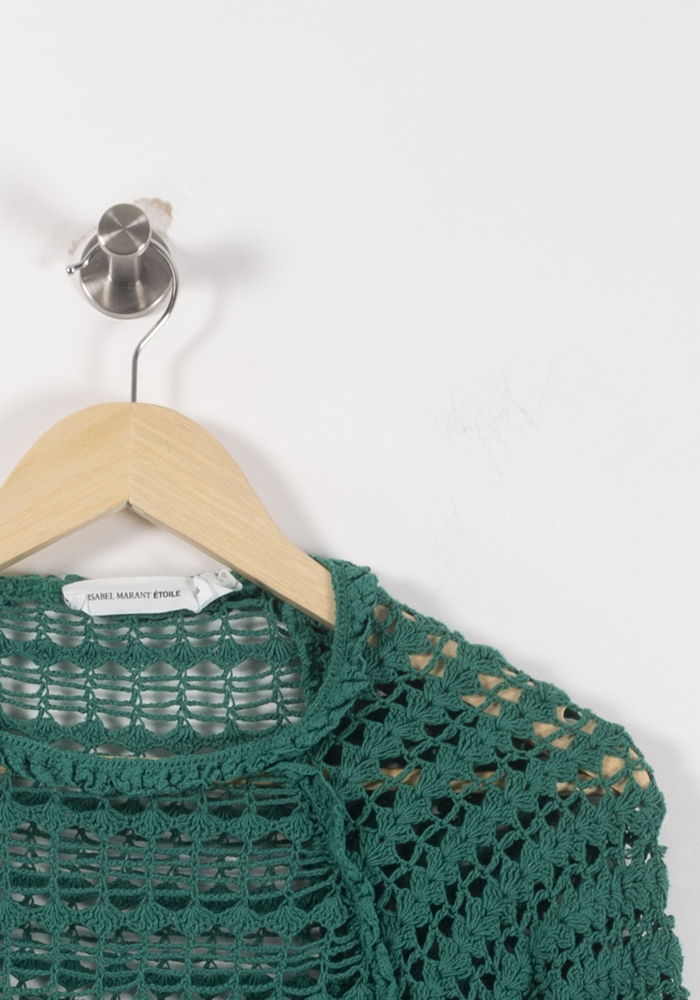 Pull Crochet Vert - Taille S/36 de la marque Isabel Marant étoile | PARAD17618 - Vendu par Paradigme - Image 3