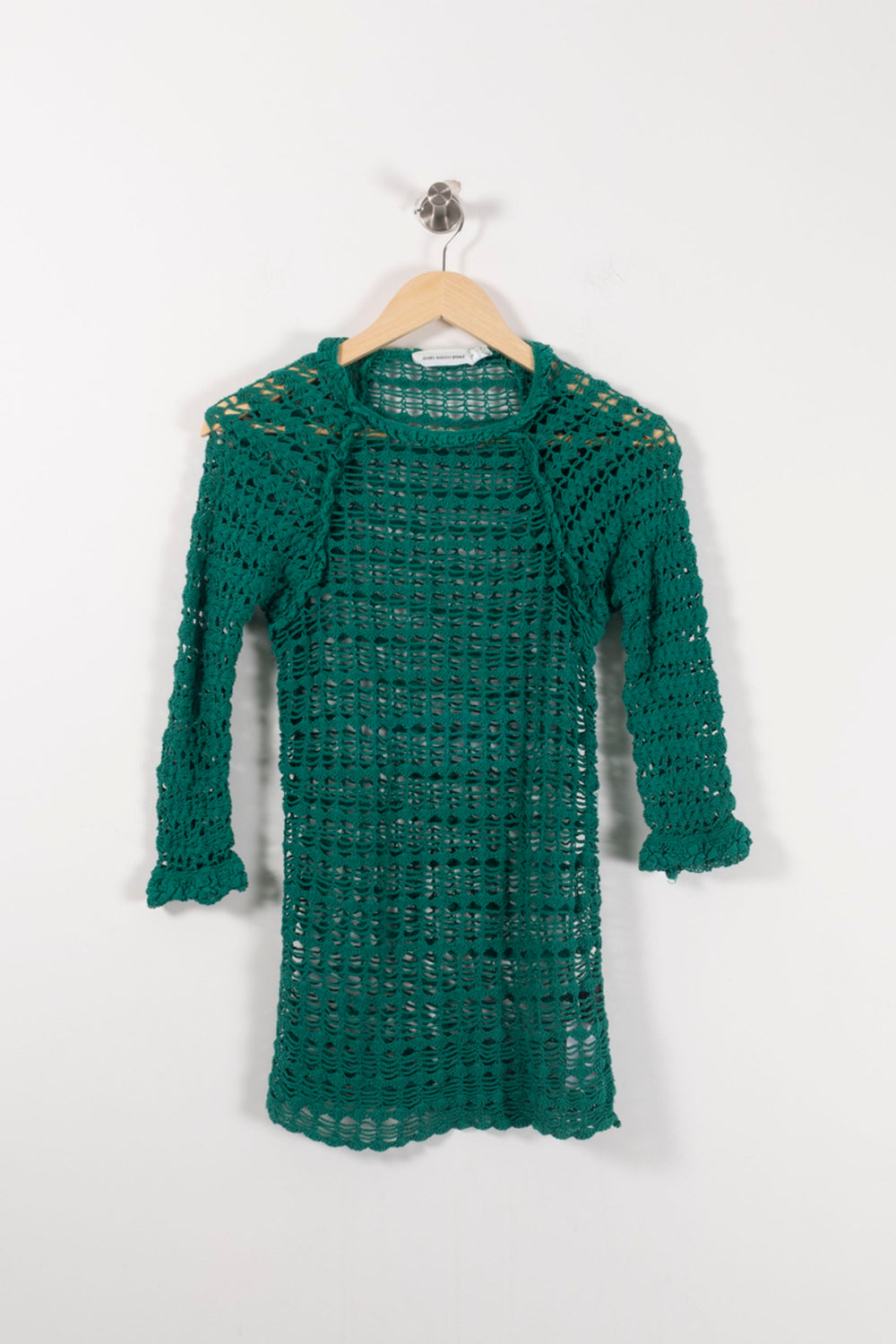 Pull Crochet Vert - Taille S/36 de la marque Isabel Marant étoile | PARAD17618 - Vendu par Paradigme - Image 2