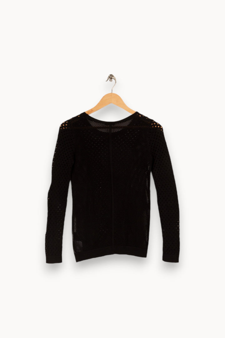 Pull en maille noir - Taille XS/34