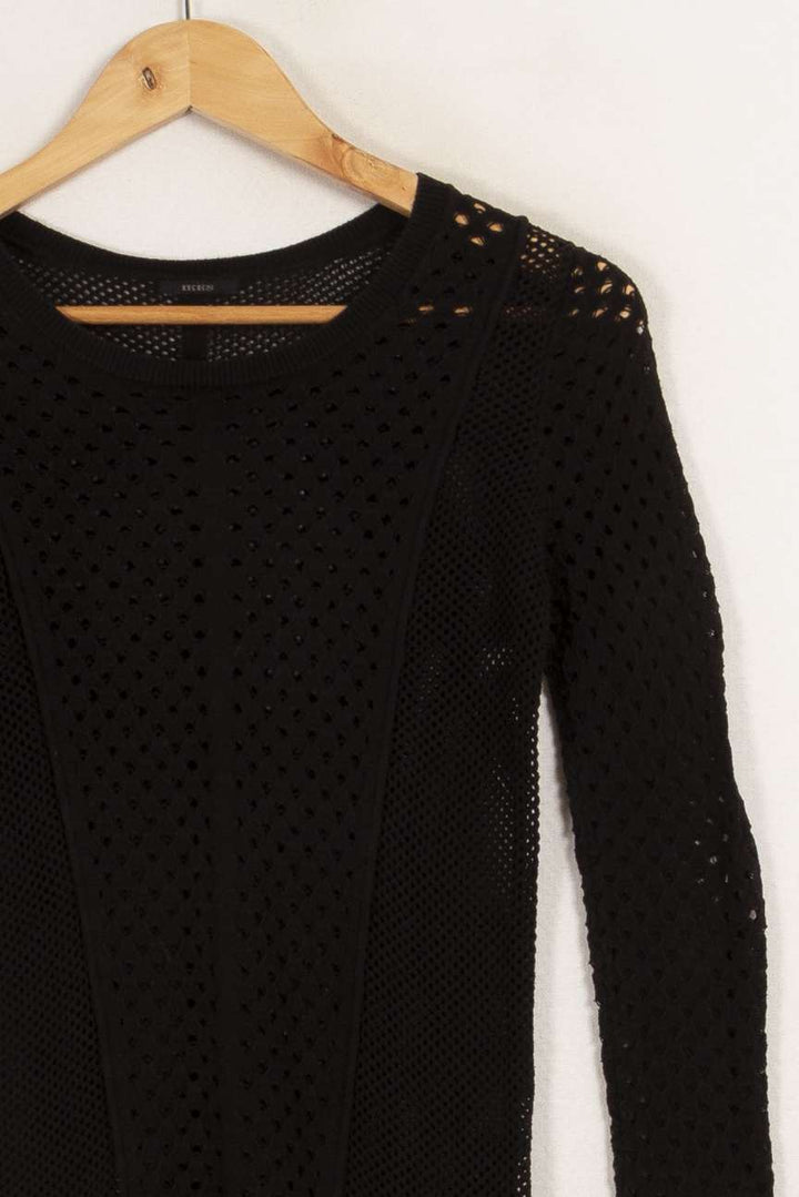 Pull en maille noir - Taille XS/34