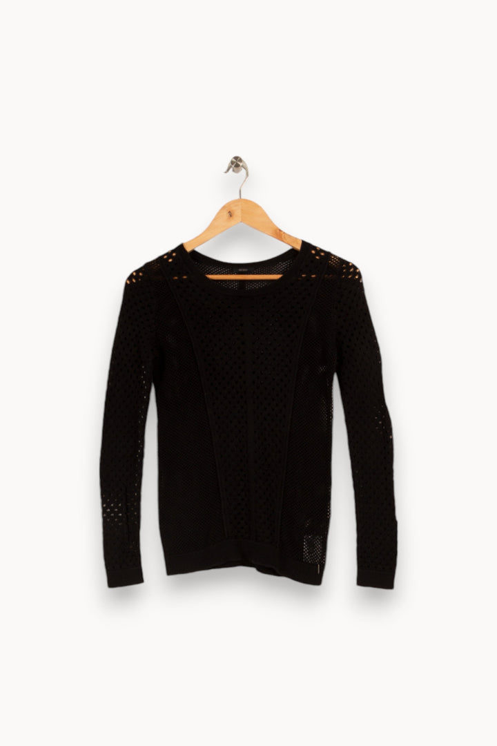 Pull en maille noir - Taille XS/34