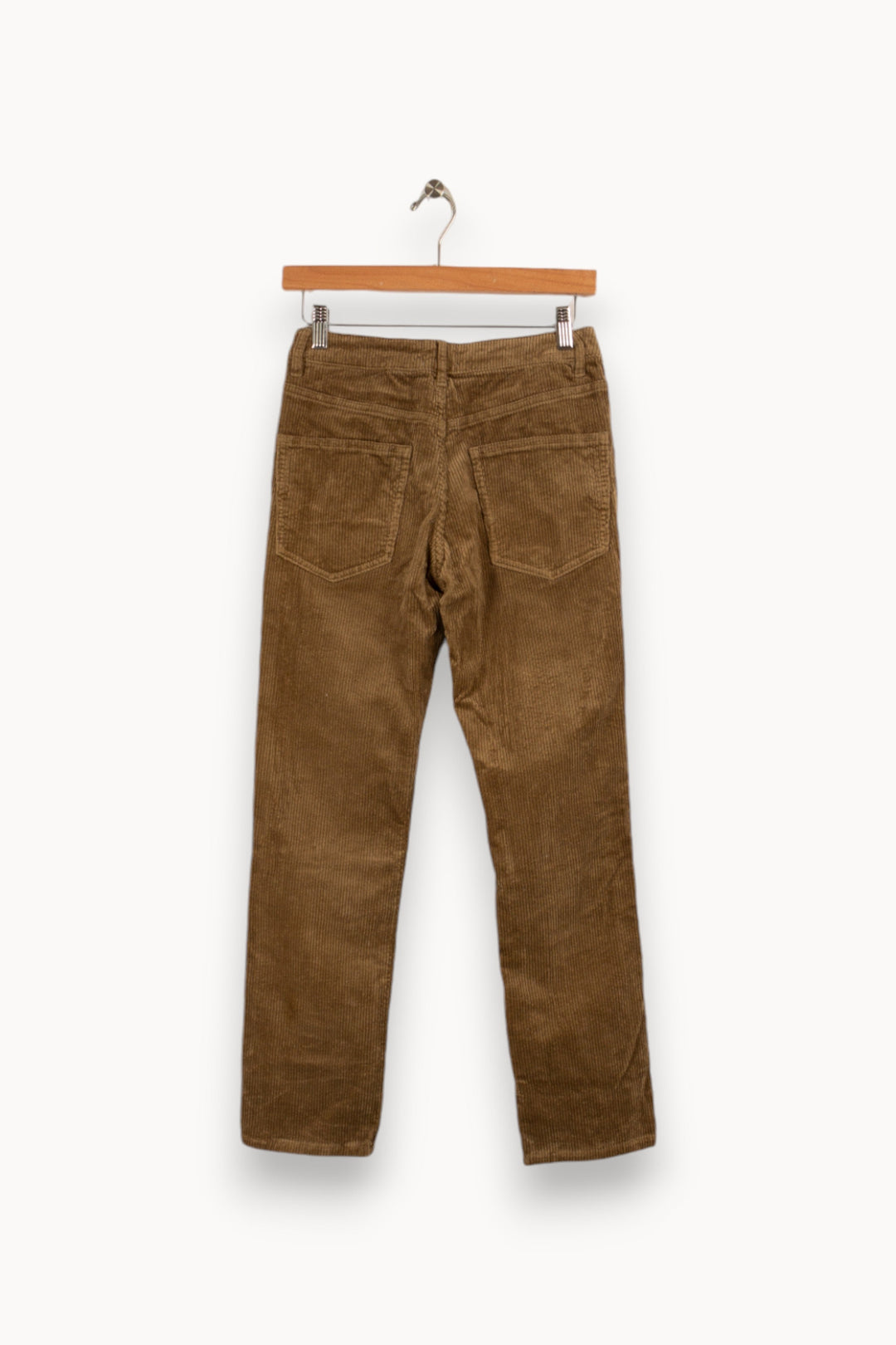 Pantalon côtelé marron - Taille XS/34