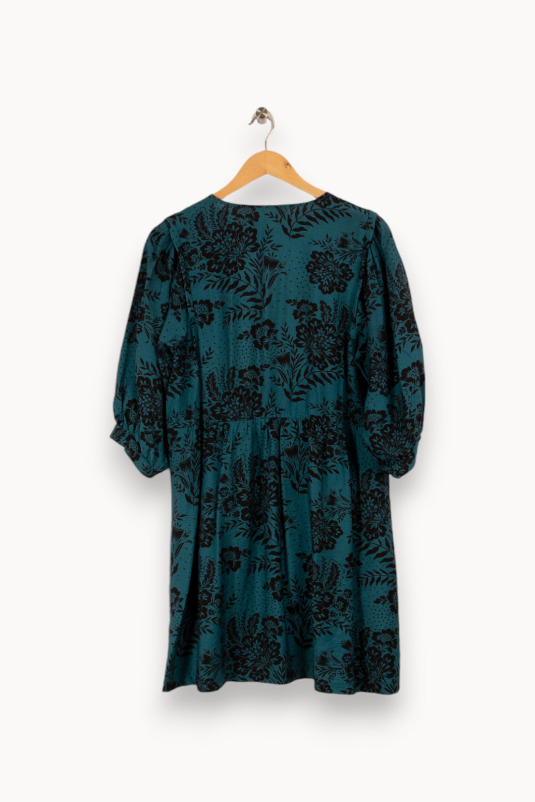 Robe verte/bleue à motifs - Taille S/36