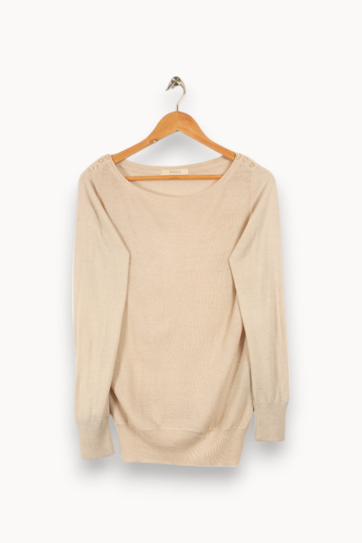 Pull en maille beige - Taille M/38