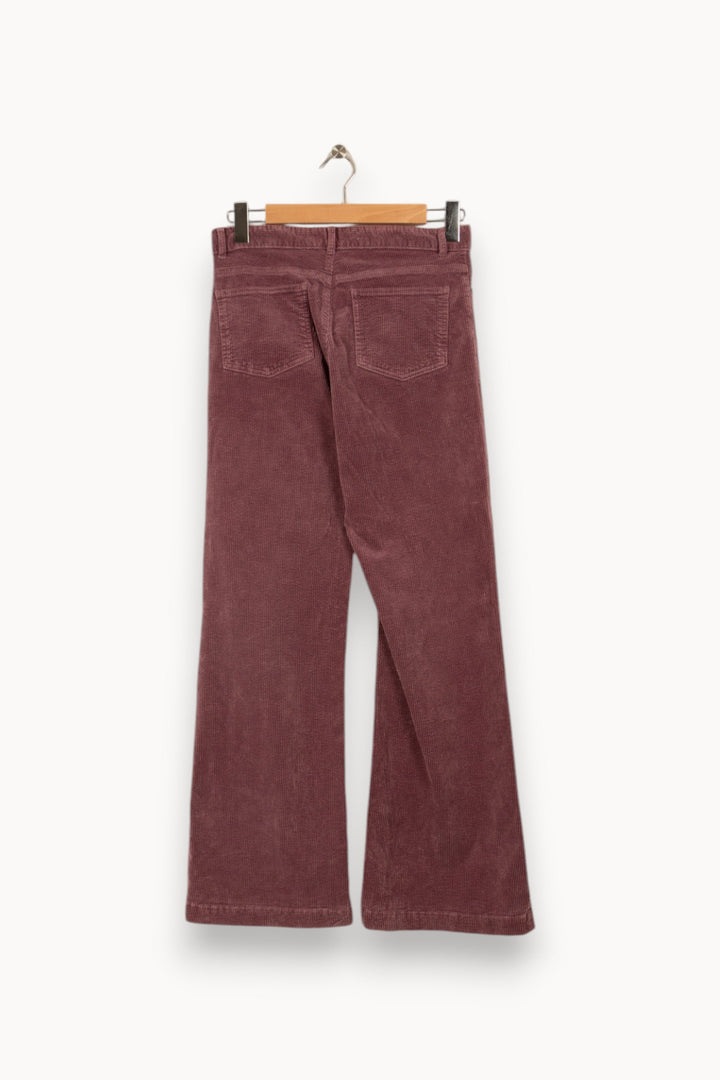 Pantalon côtelé violet - Taille M/38