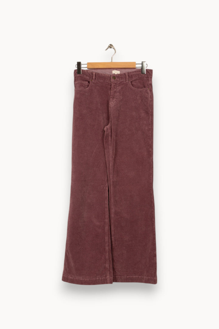 Pantalon côtelé violet - Taille M/38