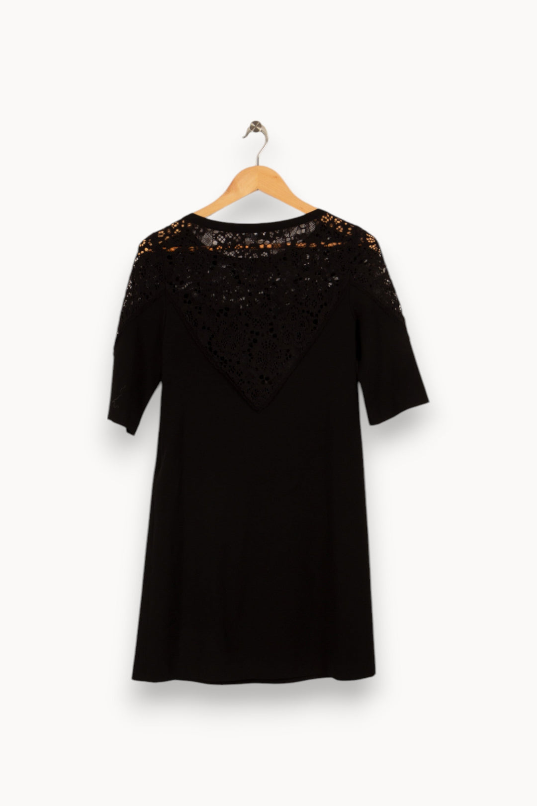 Robe noire avec dentelle - Taille XS/34