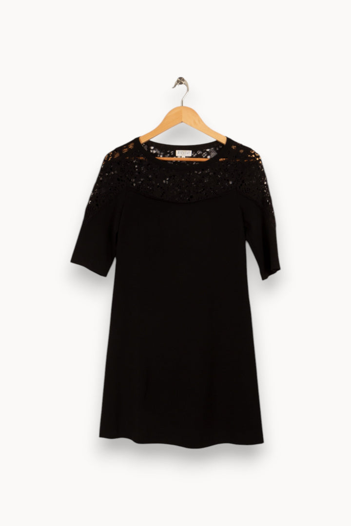 Robe noire avec dentelle - Taille XS/34