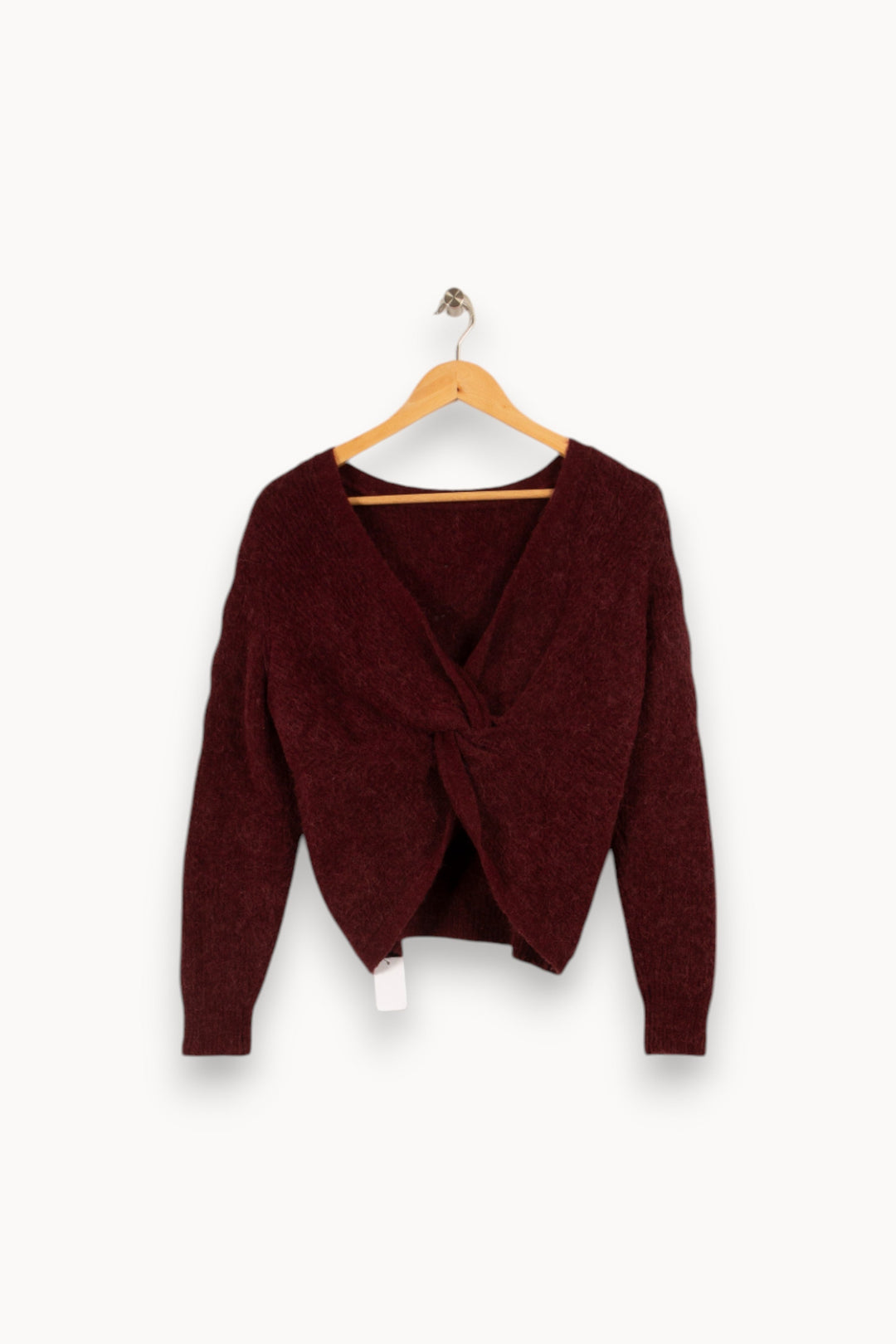 Pull en maille bordeaux - Taille S/36