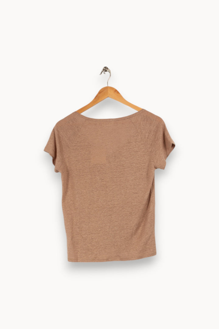 T-shirt beige foncé - Taille S/36