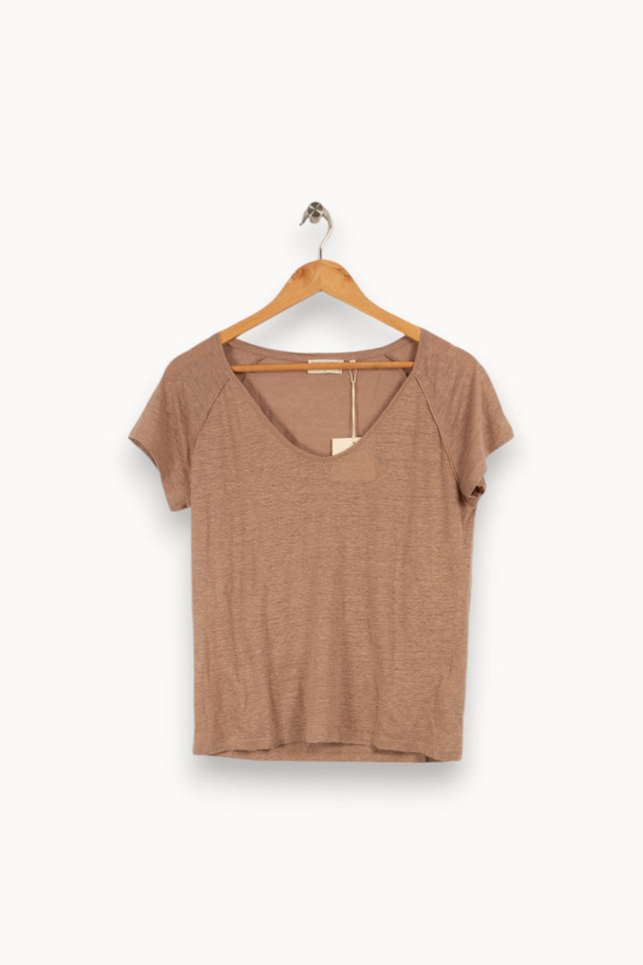 T-shirt beige foncé - Taille S/36