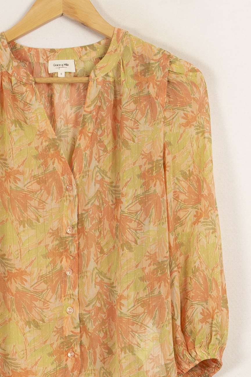 Blouse multicolore - Taille S/36