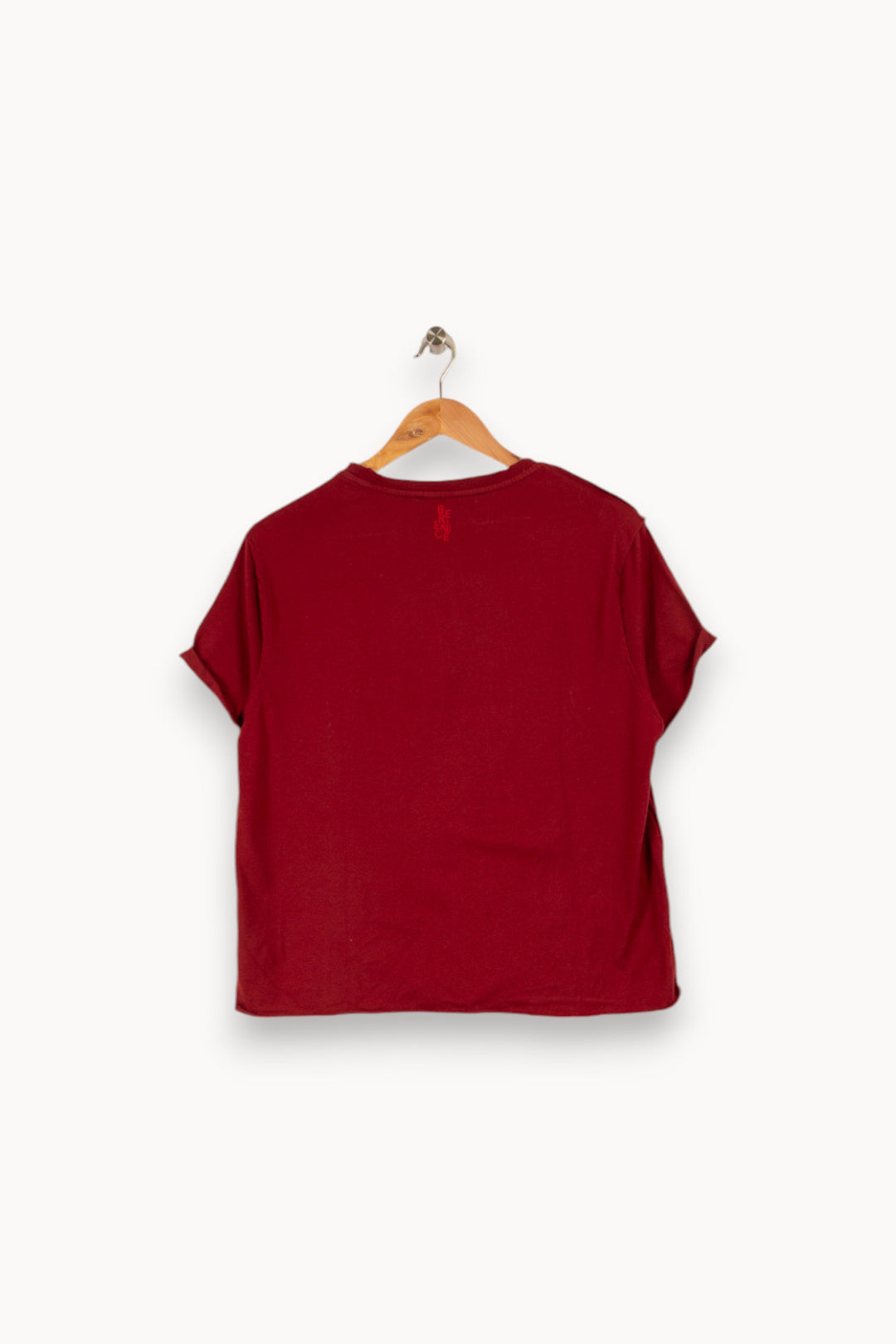 T-shirt bordeaux - Taille L/40