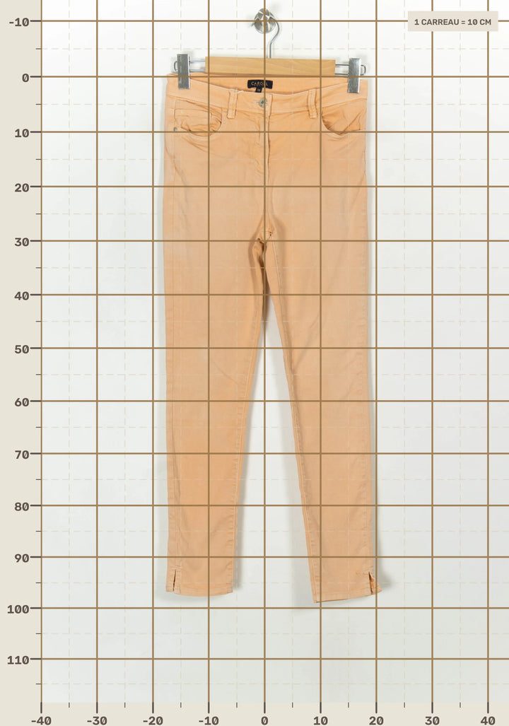 Jean Orange - Taille M/38 de la marque Caroll | PARAD17671 - Vendu par Paradigme - Image 4