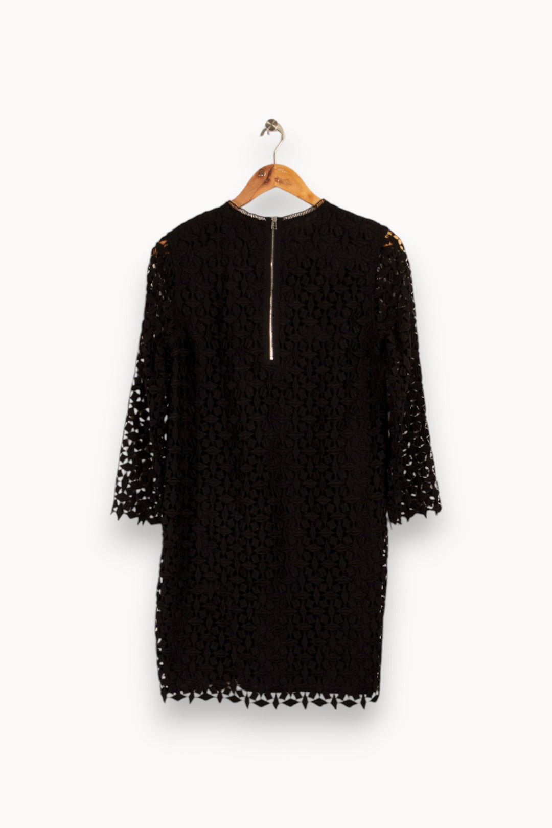 Robe noire avec broderies - Taille L/40