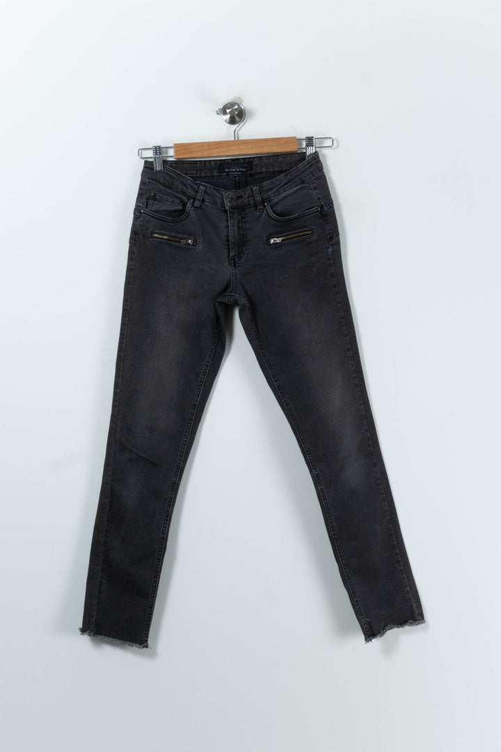 Jean Gris - Taille S/36 de la marque IKKS | PARAD17678 - Vendu par Paradigme - Image 2
