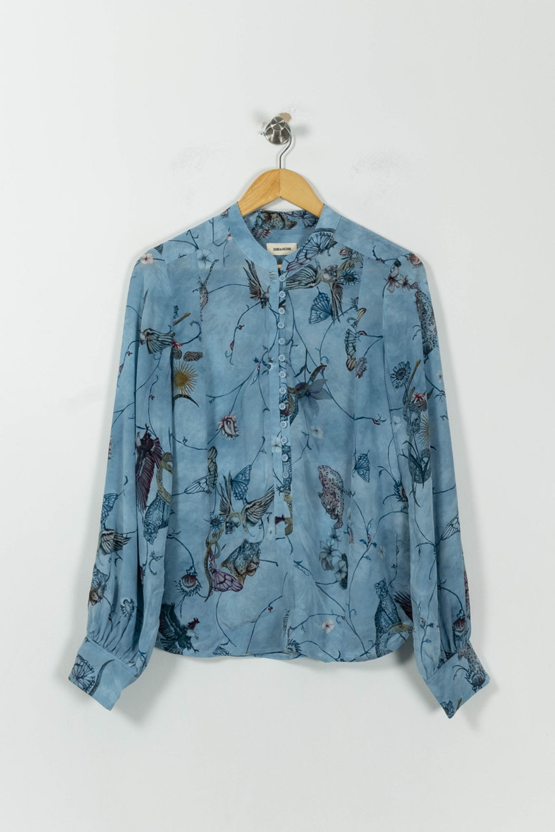 Blouse Bleue - Taille L/40 de la marque Zadig&Voltaire | PARAD17685 - Vendu par Paradigme - Image 2