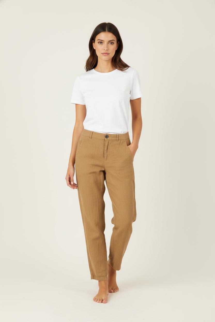 Pantalon marron - Taille XS/34