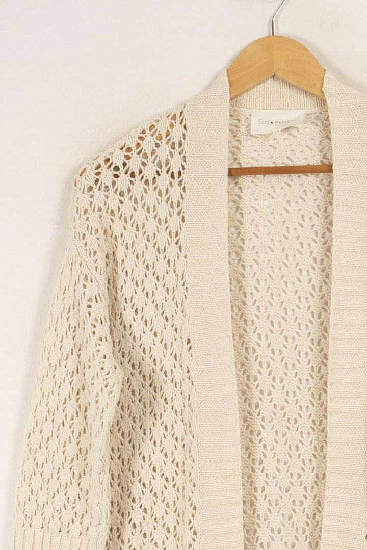 Cardigan en maille beige - Taille S/36