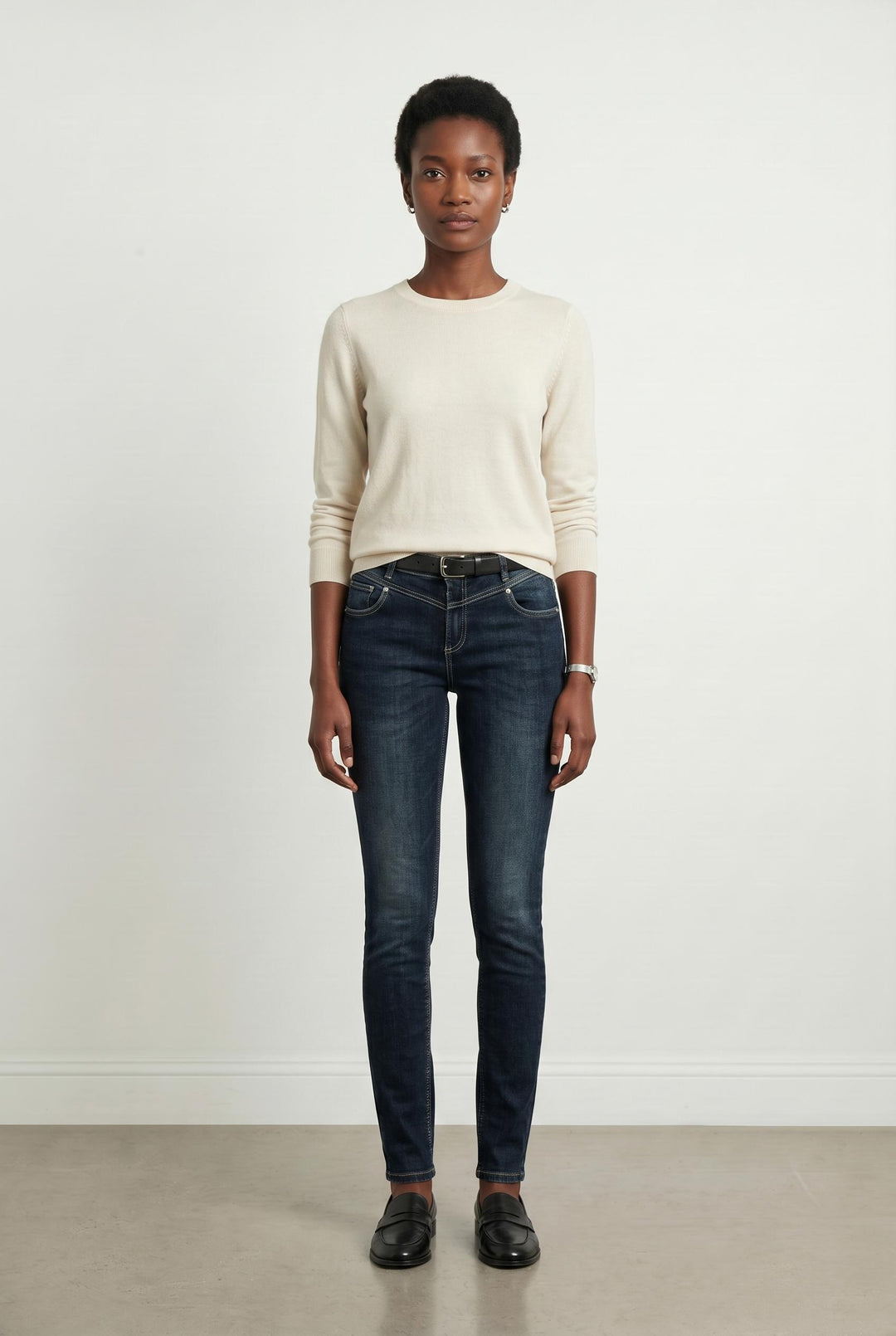 Jean Slim Bleu - Taille M/38 de la marque IKKS | PARAD17701 - Vendu par Paradigme - Image 1