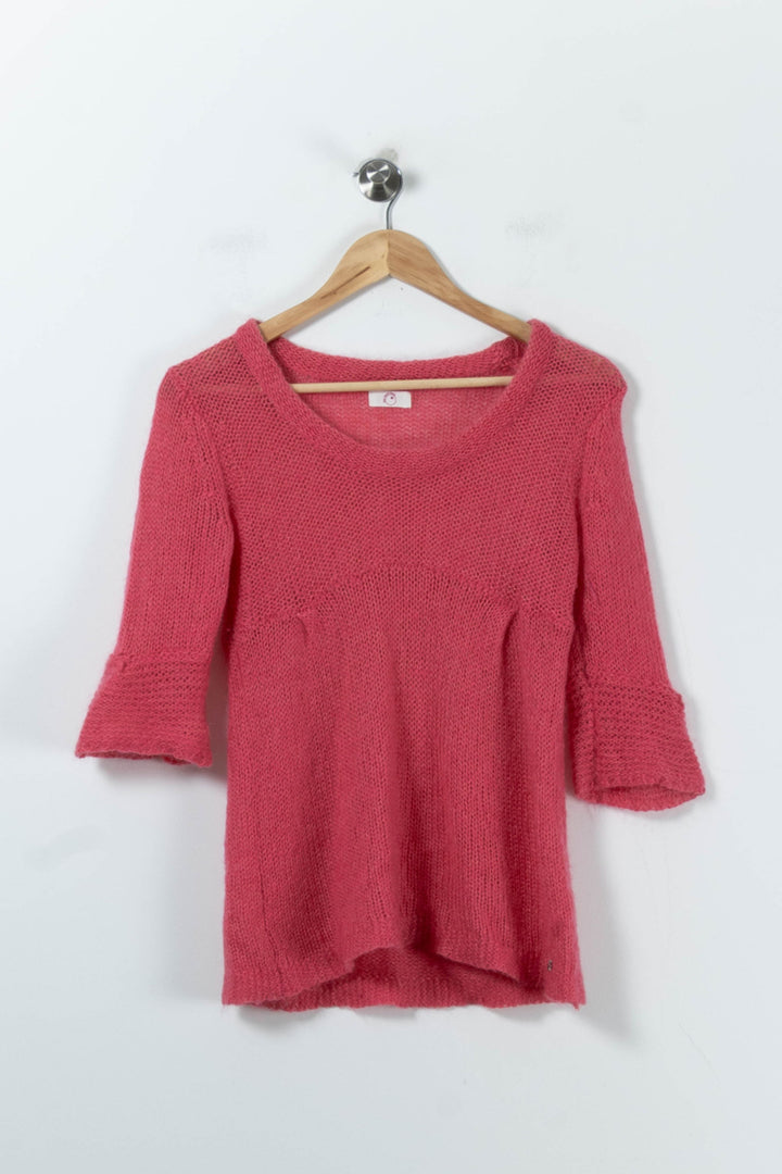 Pull Rose - Taille S/36 de la marque Des petits hauts | PARAD17739 - Vendu par Paradigme - Image 2