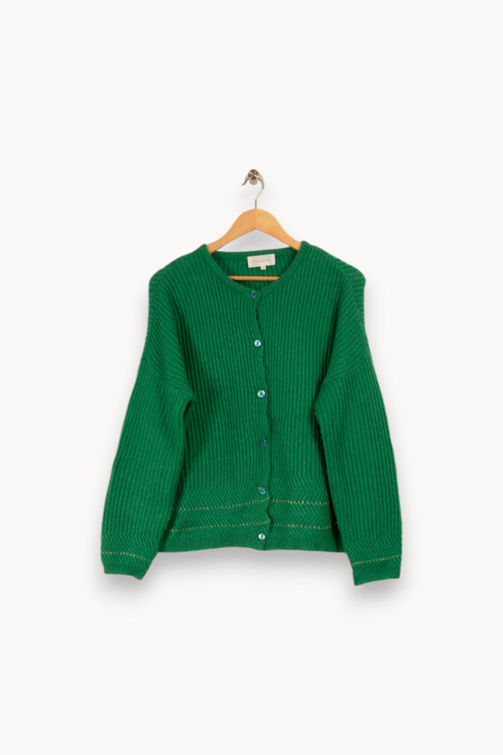 Cardigan vert - Taille S/36