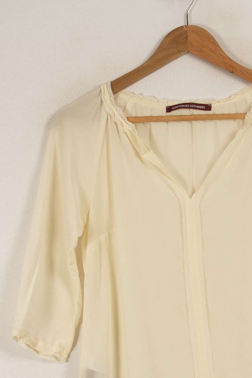 Blouse beige - Taille XS/34