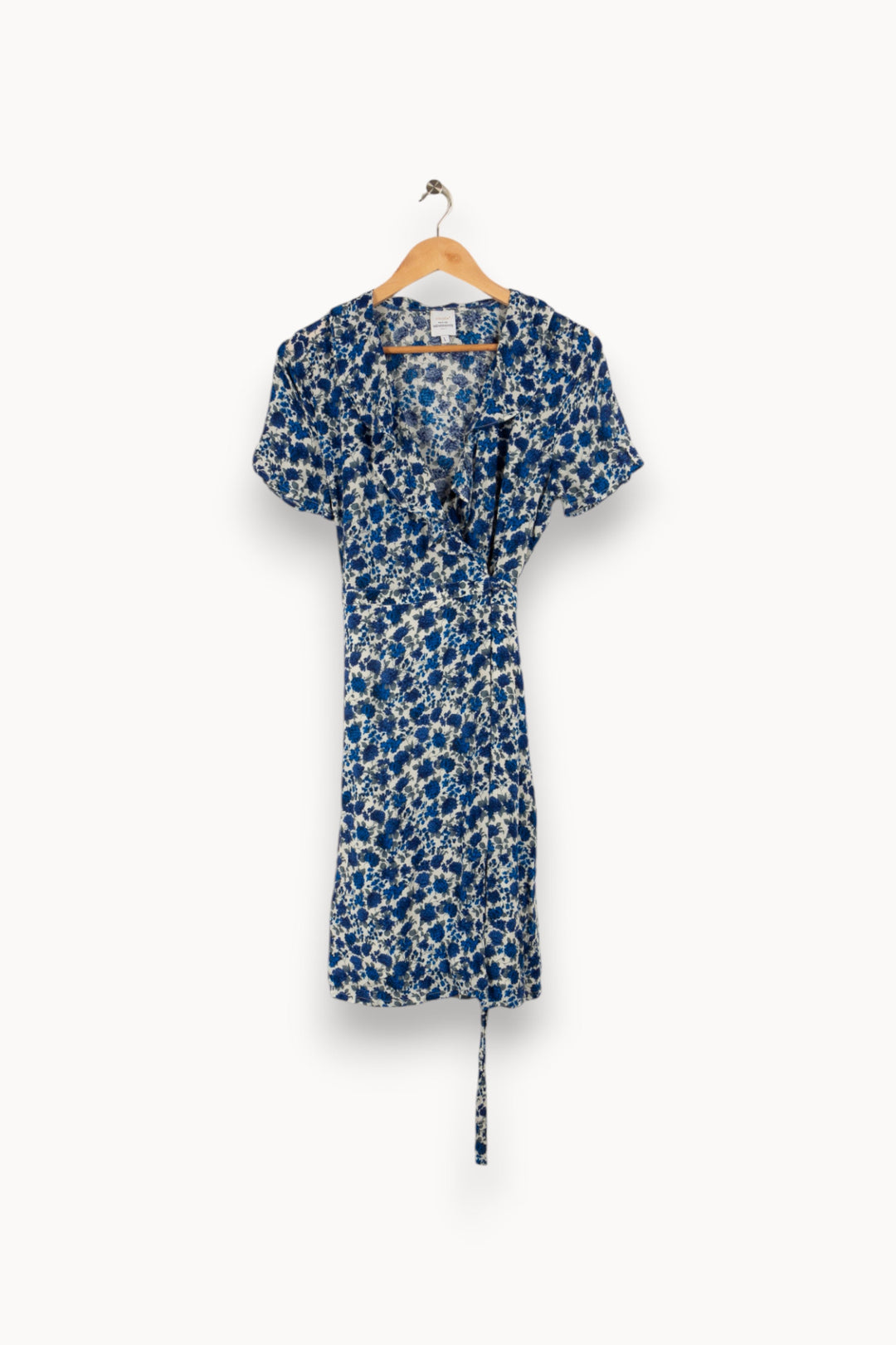 Robe bleue à motifs - Taille L/40