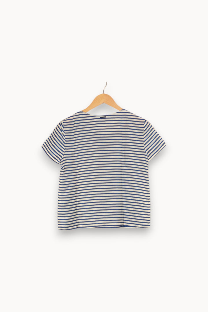 Top marinière bleu et blanc - Taille S/36