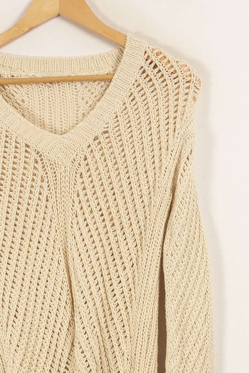 Pull beige - Taille S/36