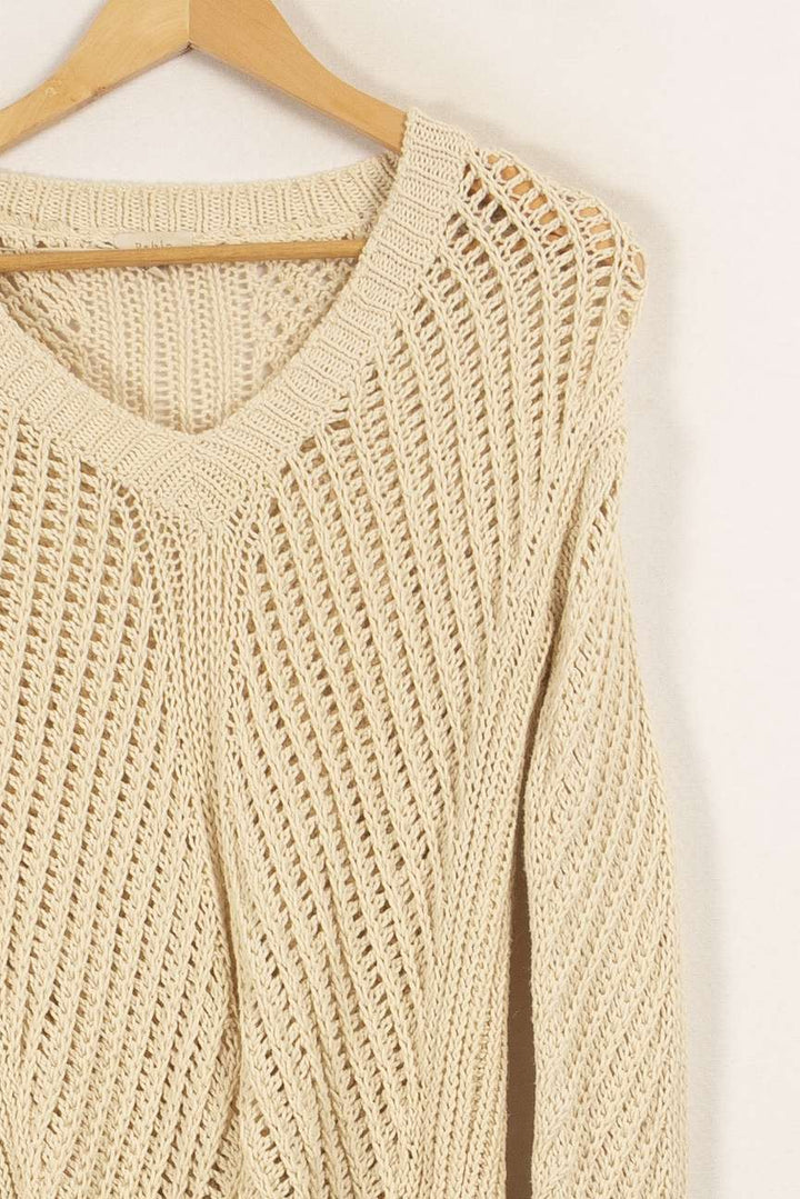 Pull beige - Taille S/36