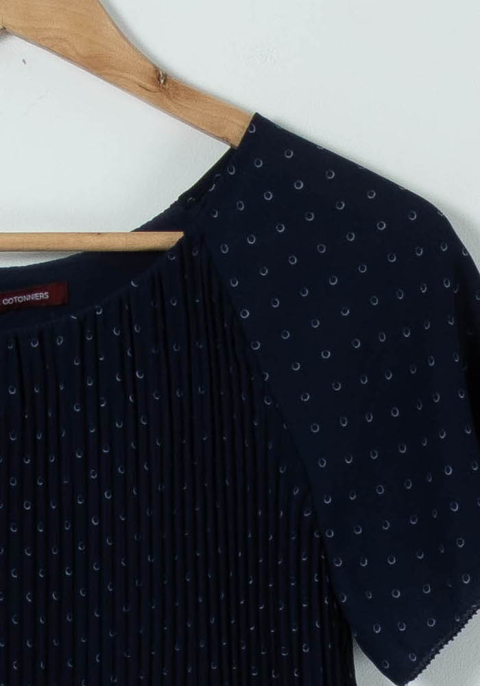 Blouse Bleue - Taille XS/34 de la marque Comptoir des Cotonniers | PARAD17810 - Vendu par Paradigme - Image 3