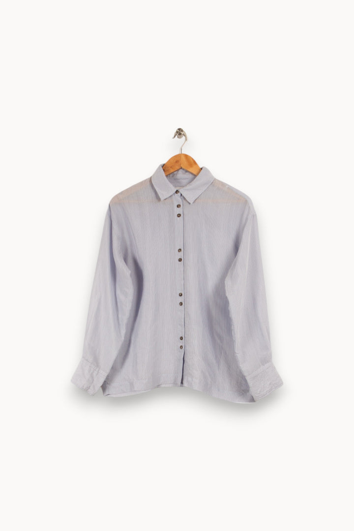 Chemise bleue rayée - Taille M/38