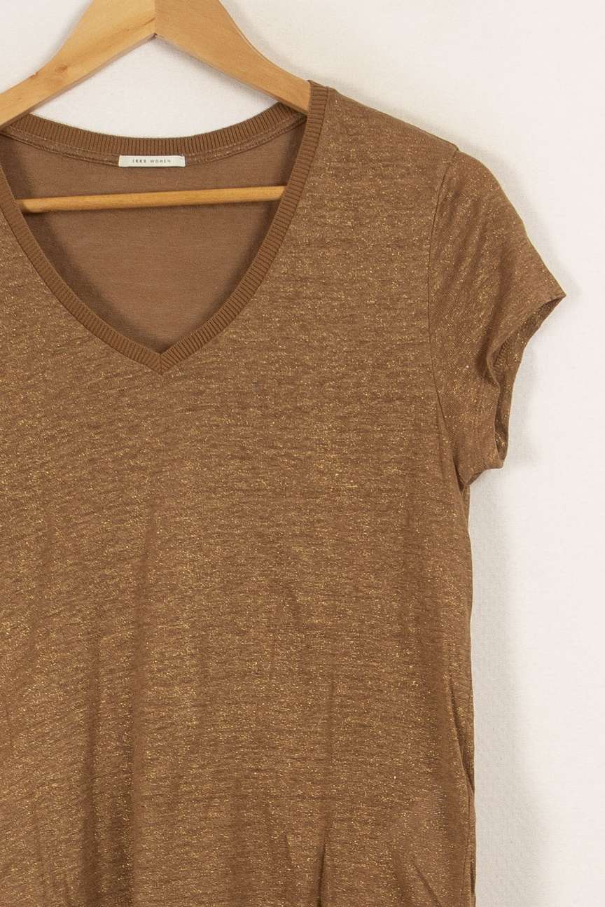 T-shirt marron brillant - Taille M/38