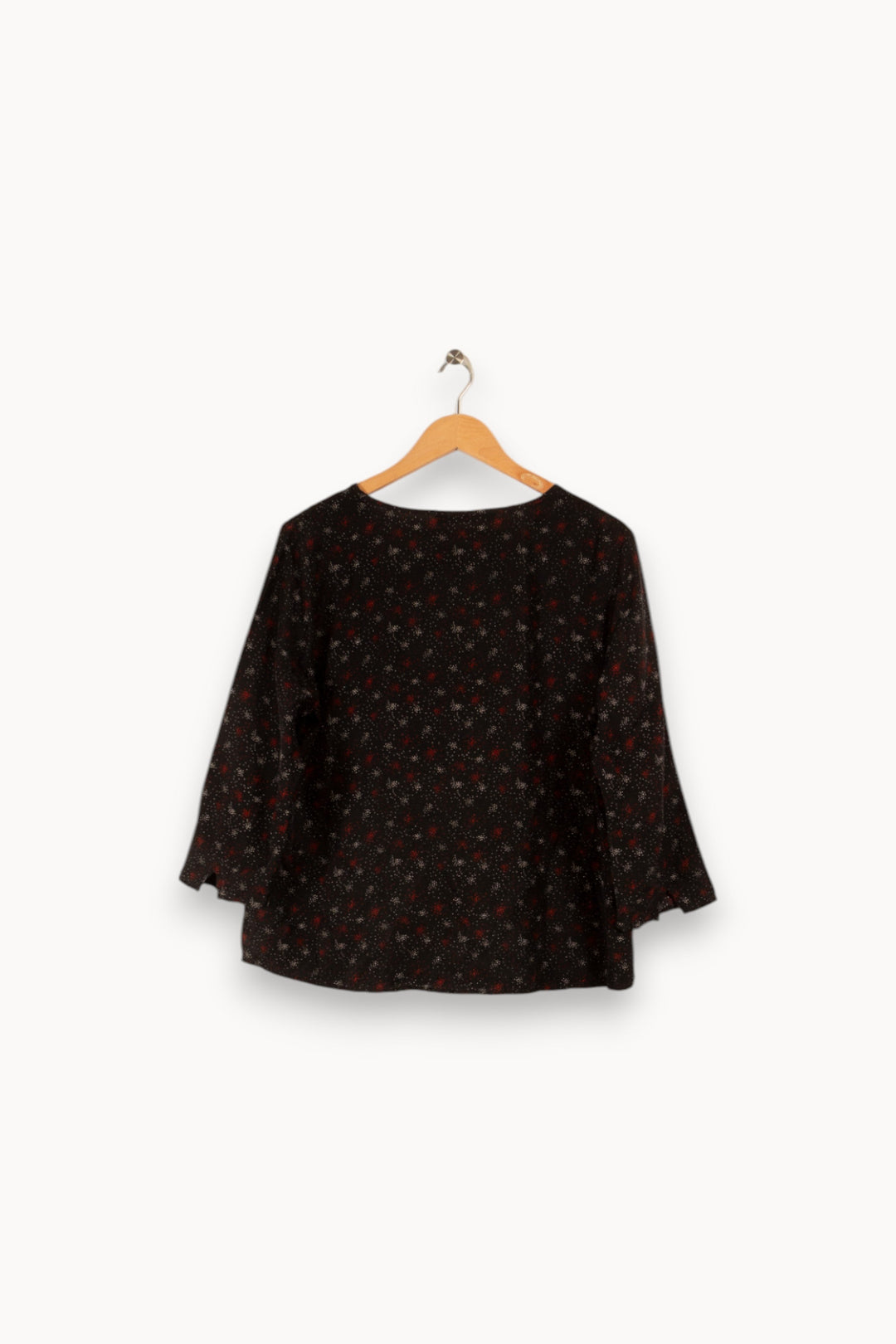 Blouse noire à motifs - Taille XXL/44