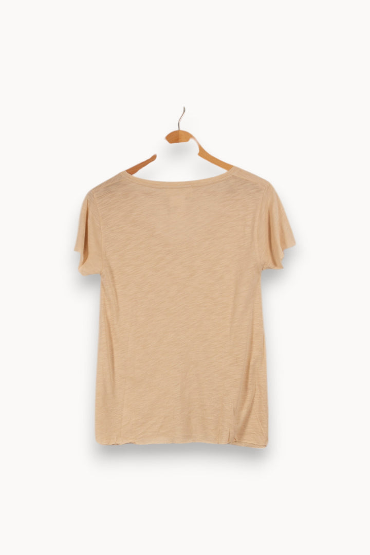 T-shirt beige - Taille S/36