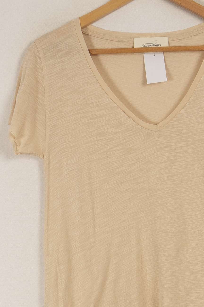 T-shirt beige - Taille S/36