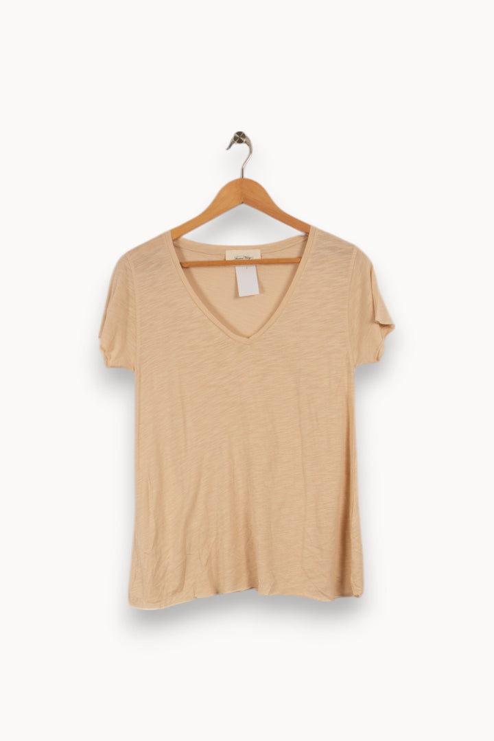 T-shirt beige - Taille S/36