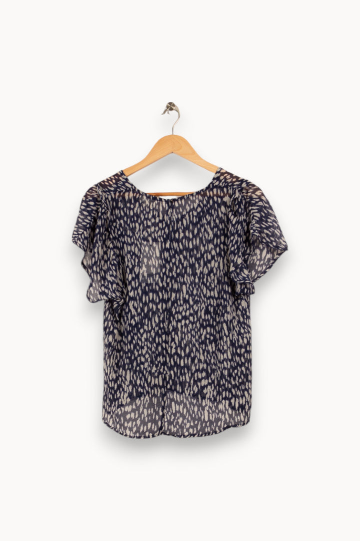 Top bleu et blanc - Taille M/38