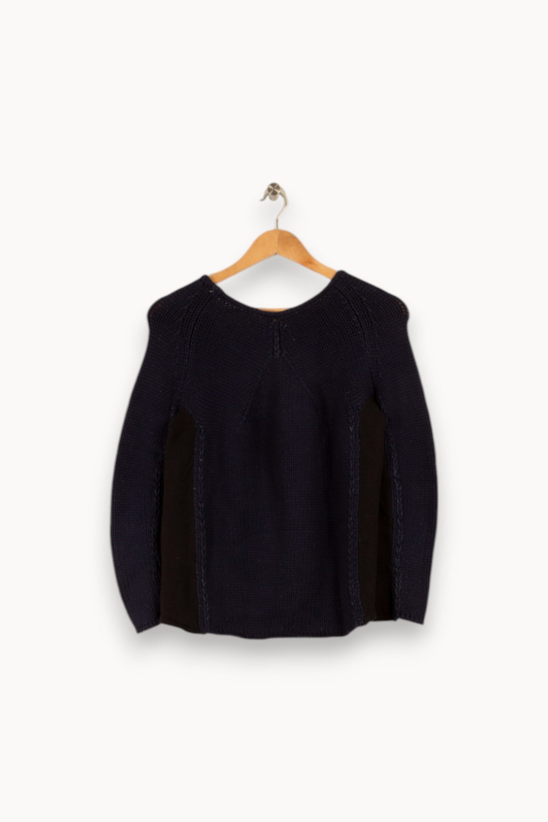 Pull en maille bleu foncé - Taille M/38