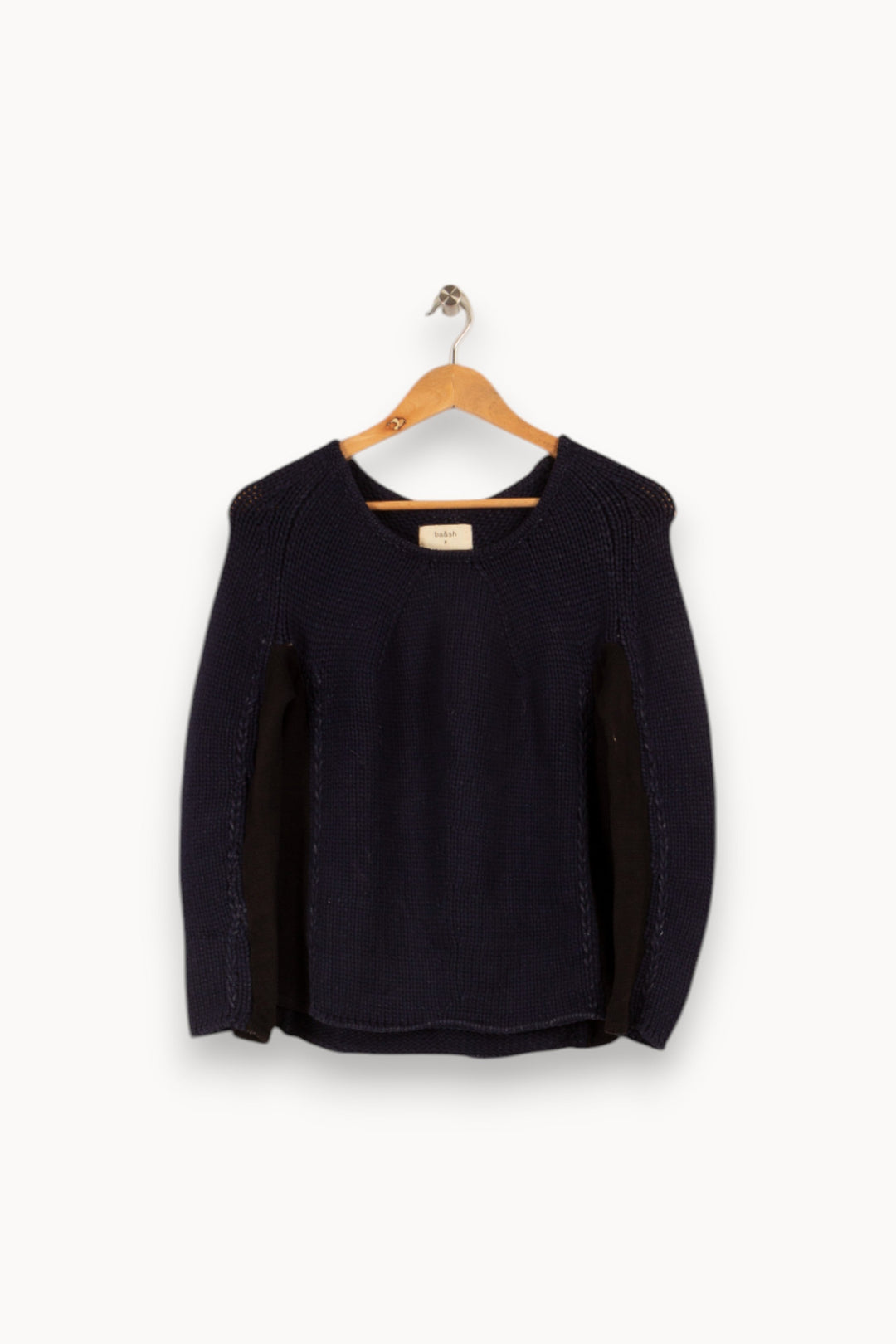 Pull en maille bleu foncé - Taille M/38