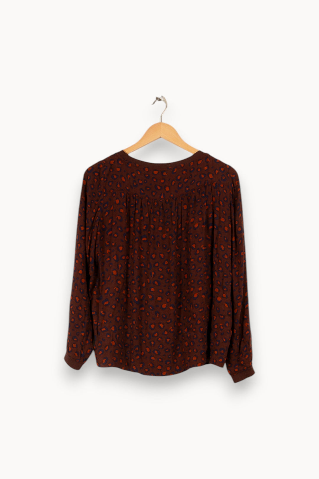 Blouse marron à motifs - Taille M/38