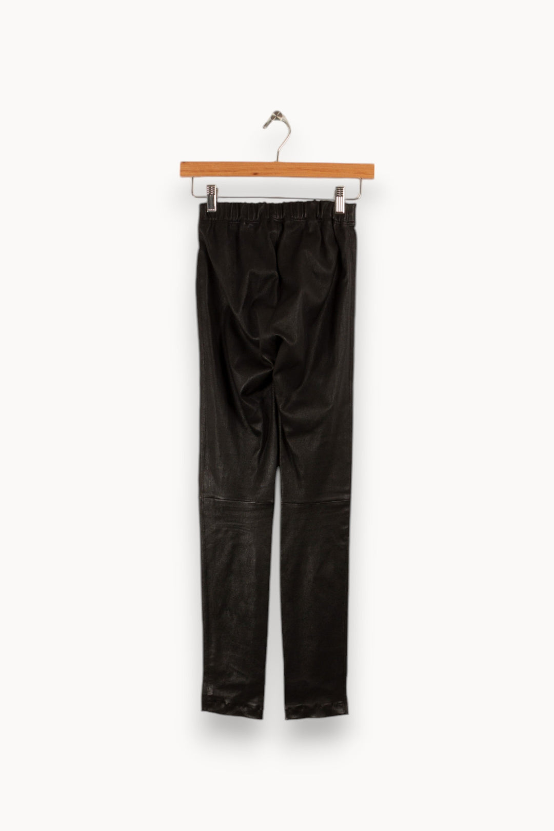 Pantalon noir effet cuir - Taille XS/34